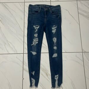 American eagle next level stretch crop jegging